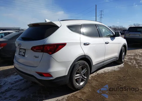 2018 Hyundai Santa Fe Sport 2.4L z USA, uszkodzony, nr VIN 5NMZUDLB9JH058383